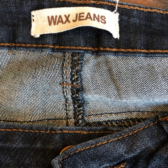 Wax skinny dark wash denim jeans size 6/28 - Picture 2 of 3